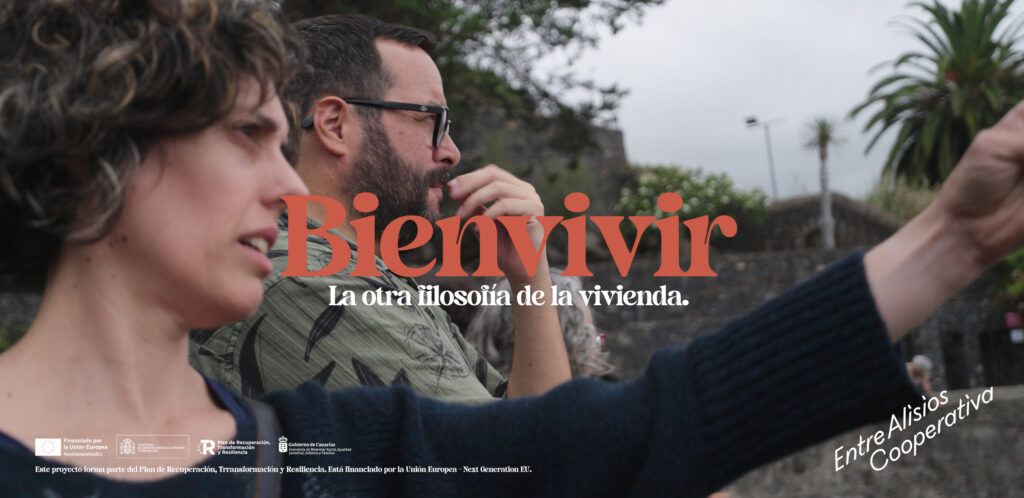 Banner web. Cooperativa de vivienda en cesión de uso EntreAlisios. Año 2025.